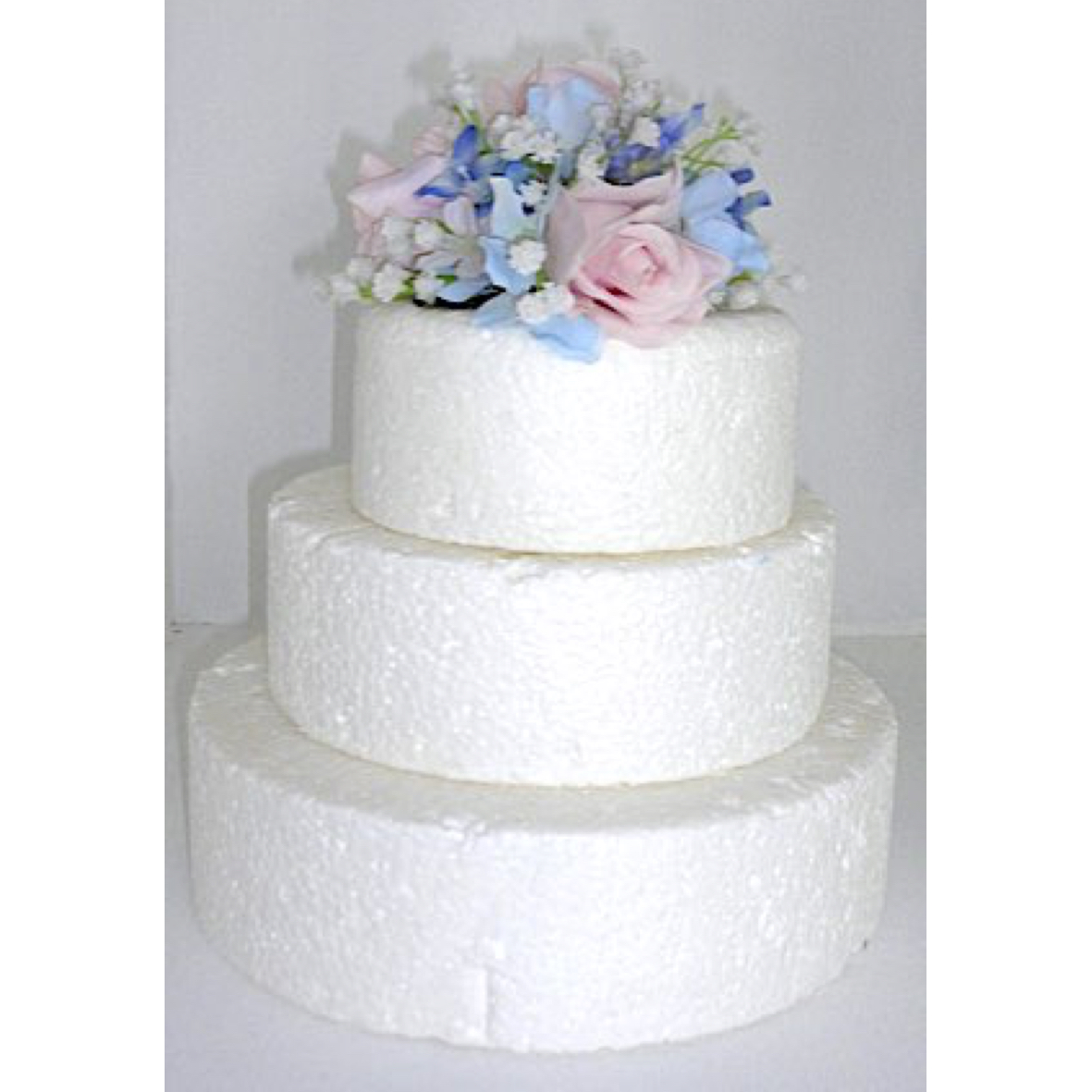 Pink & Blue Cake Flowers